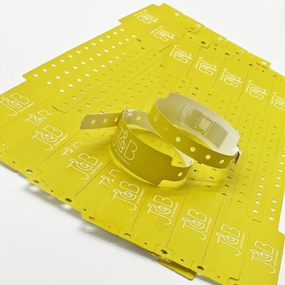 Pvc vinile bracciale di identificazione per eventi e festival Nessuna perla