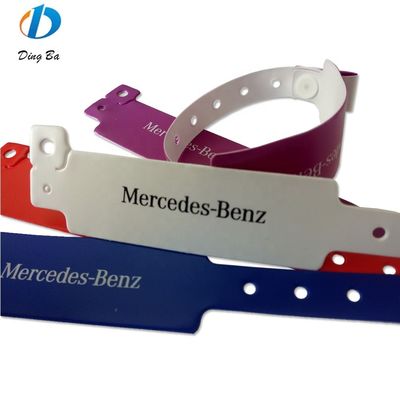 Pvc vinile bracciale di identificazione per eventi e festival Nessuna perla