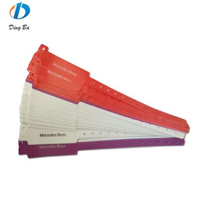Pvc vinile bracciale di identificazione per eventi e festival Nessuna perla