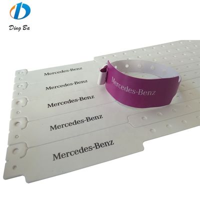 Pvc vinile bracciale di identificazione per eventi e festival Nessuna perla