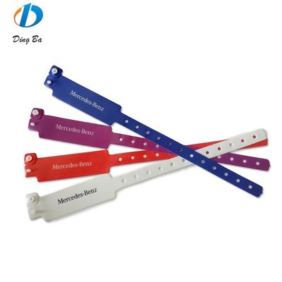 Pvc vinile bracciale di identificazione per eventi e festival Nessuna perla