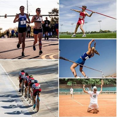 DDJOY Corsa Corsa Bibs Grandi numeri e perni di sicurezza inclusi per eventi di maratona