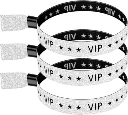 Braccialetto RFID poliestere/nastro comodo e sicuro per eventi di concerti e feste