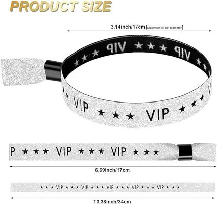 Braccialetto RFID poliestere/nastro comodo e sicuro per eventi di concerti e feste