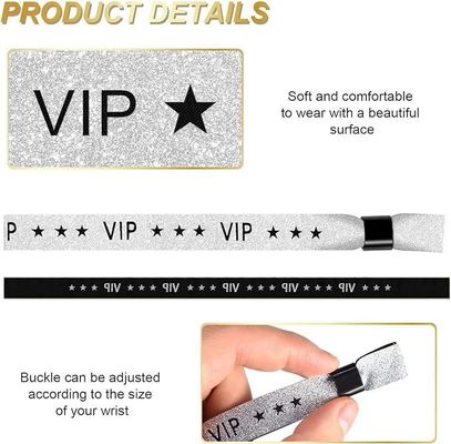 Braccialetto RFID poliestere/nastro comodo e sicuro per eventi di concerti e feste