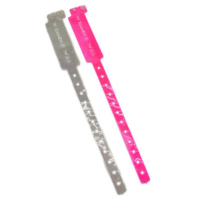 Braccialetti in PVC da 250*25 mm per una facile identificazione in occasione di eventi e festival