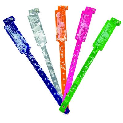 Braccialetti in PVC da 250*25 mm per una facile identificazione in occasione di eventi e festival