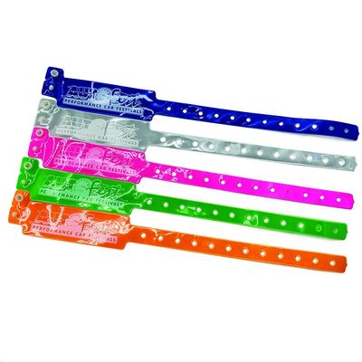 Braccialetti in PVC da 250*25 mm per una facile identificazione in occasione di eventi e festival