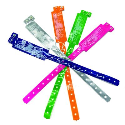 Braccialetti in PVC da 250*25 mm per una facile identificazione in occasione di eventi e festival