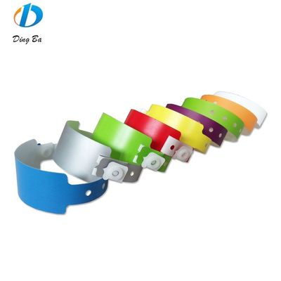 250*16mm L forma di plastica Eventi Bracelet Custom Print Logo Bracelet Snap Button Bracelet