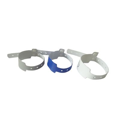 Braccialetto in vinile in PVC in plastica impermeabile 250*25mm di larghezza per l'accesso al festival