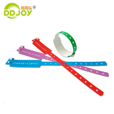 Braccialetti Tipo Gioielli Logo personalizzato impermeabile PE Snap Lock Braccialetto per piscina