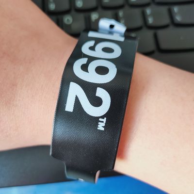 Braccialetti di polso di moda per eventi e festival in PVC blu / materiale in vinile