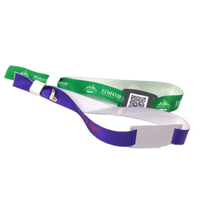Braccialetto RFID in tessuto personalizzato per qualsiasi evento