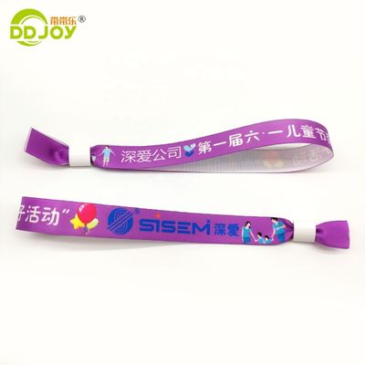 Braccialetto RFID in tessuto personalizzato per qualsiasi evento