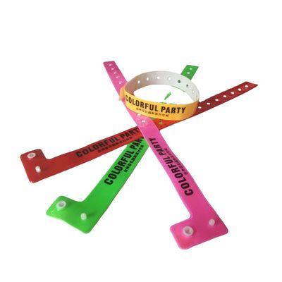VIP Pass Eventi di ingresso Braccialetto PVC morbido personalizzato per accesso esclusivo e una tantum
