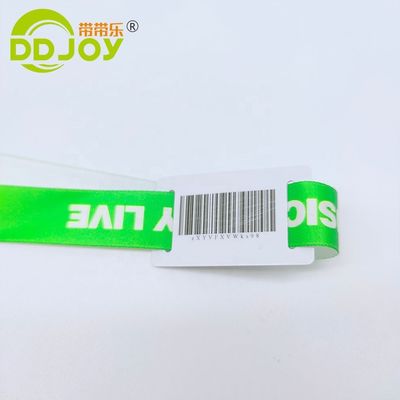 Braccialetto in poliestere RFID personalizzato per concerti, feste, eventi di festival