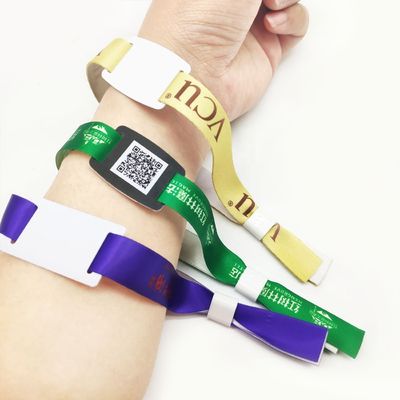 Braccialetto in tessuto RFID personalizzato per il Festival dell'Identità del Cliente Vip