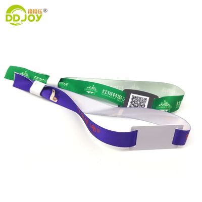 Braccialetto in tessuto RFID personalizzato per il Festival dell'Identità del Cliente Vip