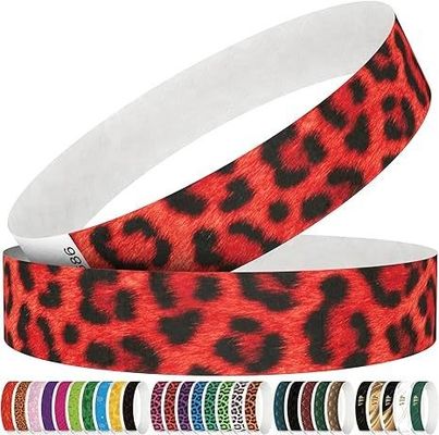 250*25mm/250*19mm Full Color Event Party VIP Custom Wristband Entry Tyvek per la sicurezza