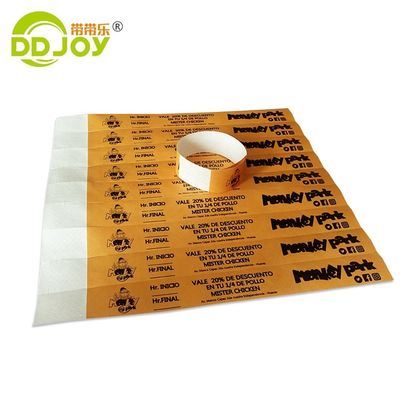 250*25mm/250*19mm Full Color Event Party VIP Custom Wristband Entry Tyvek per la sicurezza