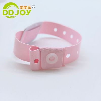 Braccialetti in plastica a forma di L monouso e impermeabile per occasioni mediche