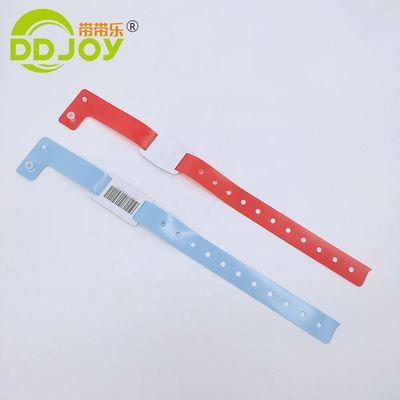 Braccialetti in plastica a forma di L monouso e impermeabile per occasioni mediche