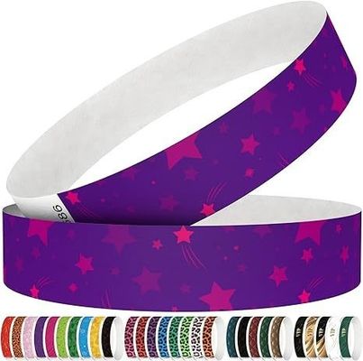 100 PCS TWR25 Braccialetti di carta per eventi e festival personalizzati