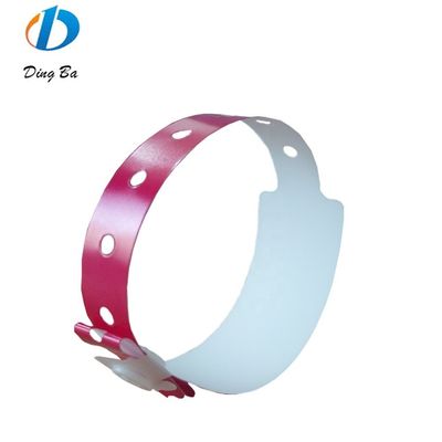 Logo personalizzato Braccialetti di plastica giallo colorato rosso bianco blu braccialetto composito