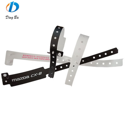 Braccialetti in plastica unisex personalizzati per occasione di riunioni in colore rosso