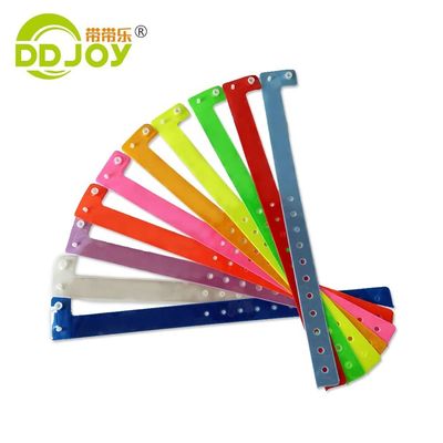250*25mm/250*16mm Vinyl Plastic Wristband per trasporto sicuro tramite UPS DHL EMS Fedex TNT
