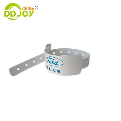 Attività promozionale Pvc personalizzato Vinyl braccialetti Monocroma stampa per eventi festa