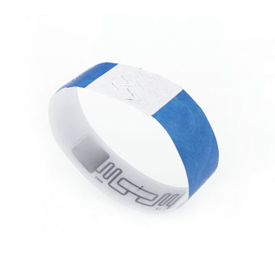 Logo personalizzato stampato Tyvek RFID braccialetti con funzione NFC La scelta definitiva del rivenditore