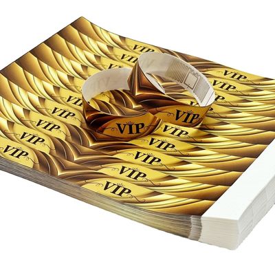 Opzione del rivenditore Logo personalizzato Tyvek RFID NFC Sticker Braccialetto per eventi