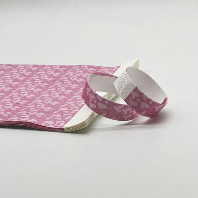 Braccialetto per eventi di intrattenimento personalizzato con biglietto di ingresso stampato DuPont Design