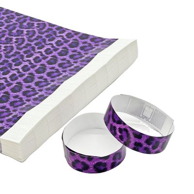 Carta impermeabile personalizzata Tyvek RFID braccialetti con funzione NFC inclusa