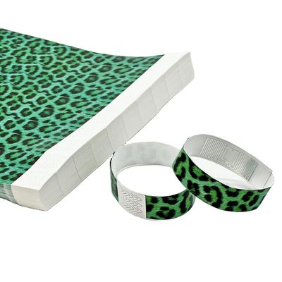 Carta impermeabile personalizzata Tyvek RFID braccialetti con funzione NFC inclusa