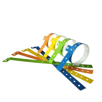 Braccialetti per l'identità in materiale composito, impermeabile a L, braccialetto in PE per eventi e feste