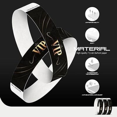 Armature Tyvek impermeabili con logo personalizzato stampato per forniture per eventi personalizzabili