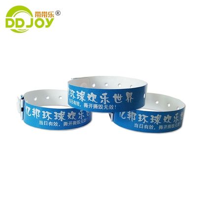 Braccialetti per l'identità in materiale composito, impermeabile a L, braccialetto in PE per eventi e feste