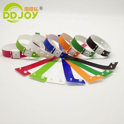 250*25mm/250*19mm Braccialetto di plastica impermeabile per parchi/eventi/festival