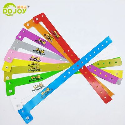 250*25mm/250*19mm Braccialetto di plastica impermeabile per parchi/eventi/festival