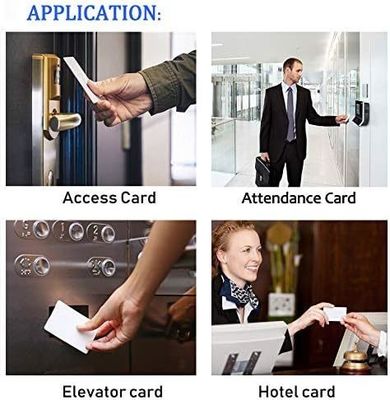 RFID personalizzato 125KHZ T5577 EM4305 13.56MHZ Schede chiave composite riscrivibili Frequenza del chip