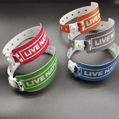 Shanghai PVC Materiale Vinyl Braccialetti Per Eventi Grande Forma e Disegno Libero Inclusi