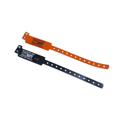 Braccialetti in vinile a forma di L impermeabili DDJOY personalizzati una volta per eventi di festival 250*16mm