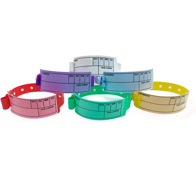 170*18mm Bambino di taglia Wrist Bands per l'uso ospedaliero / clinico conveniente una volta