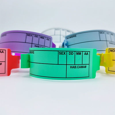 170*18mm Bambino di taglia Wrist Bands per l'uso ospedaliero / clinico conveniente una volta