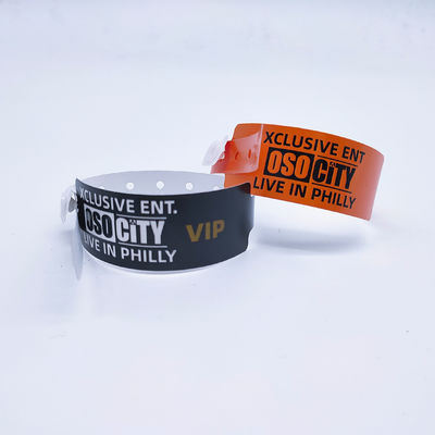 Braccialetti in vinile a forma di L impermeabili DDJOY personalizzati una volta per eventi di festival 250*16mm