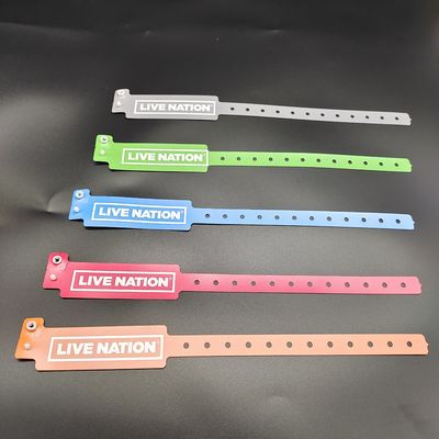 Shanghai PVC Materiale Vinyl Braccialetti Per Eventi Grande Forma e Disegno Libero Inclusi