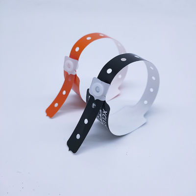 Braccialetti in vinile a forma di L impermeabili DDJOY personalizzati una volta per eventi di festival 250*16mm